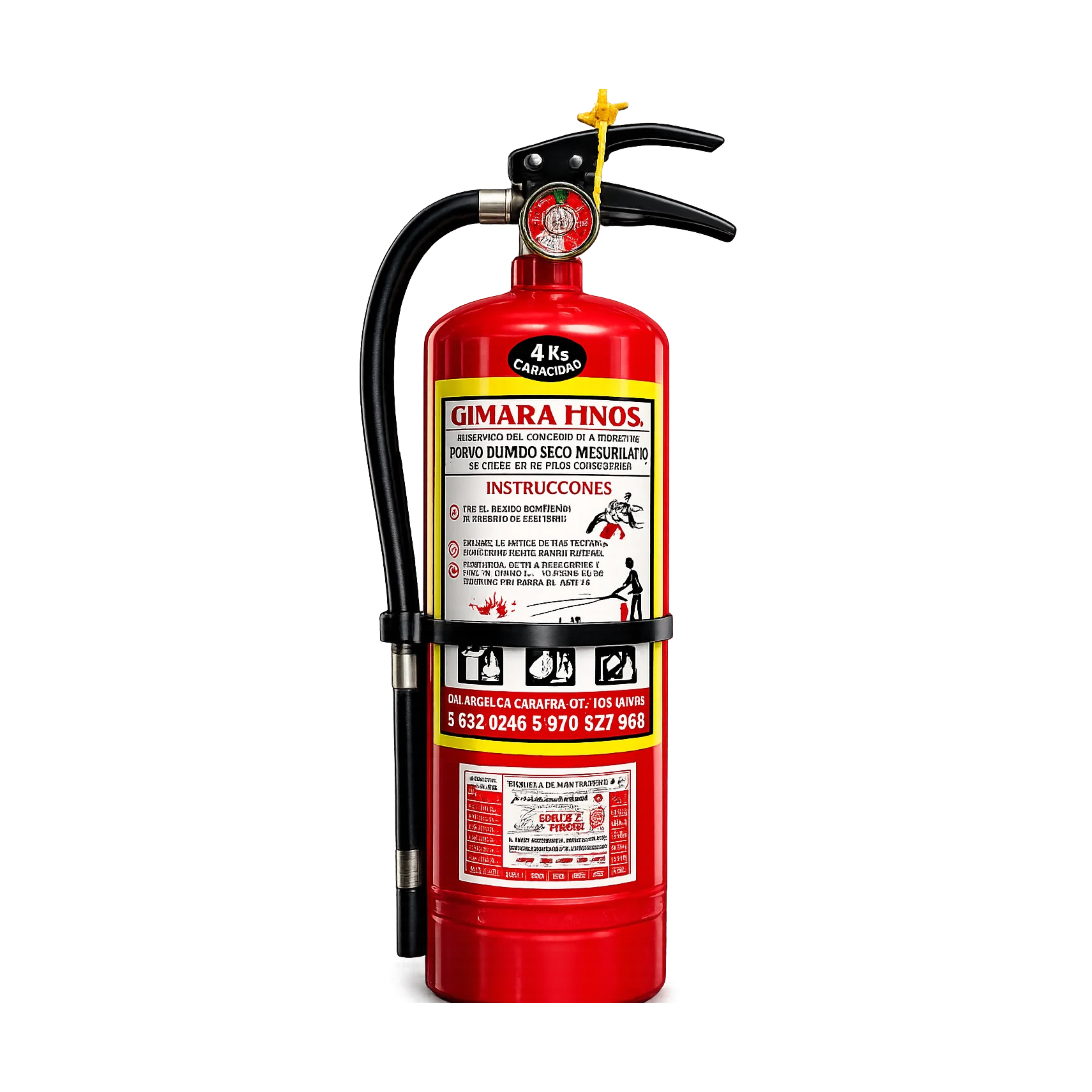 RECARGA DE EXTINTOR PQS 4KG